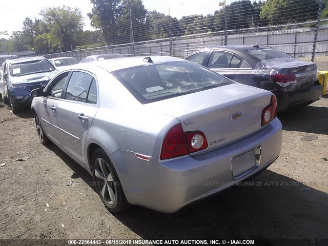 1G1ZC5EU3CF170919 - 2012 CHEVROLET MALIBU 1LT SILVER photo 3