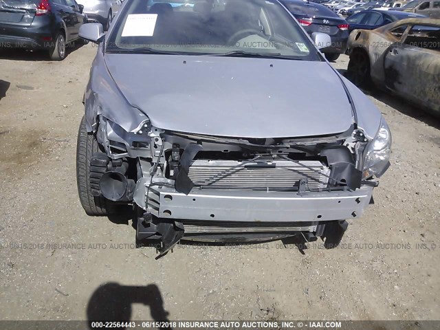 1G1ZC5EU3CF170919 - 2012 CHEVROLET MALIBU 1LT SILVER photo 6