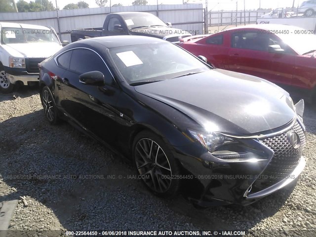 JTHHE5BC6G5013887 - 2016 LEXUS RC 350 BLACK photo 1