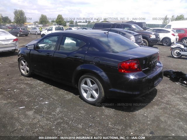 1B3BD1FB9BN584918 - 2011 DODGE AVENGER MAINSTREET BLUE photo 3