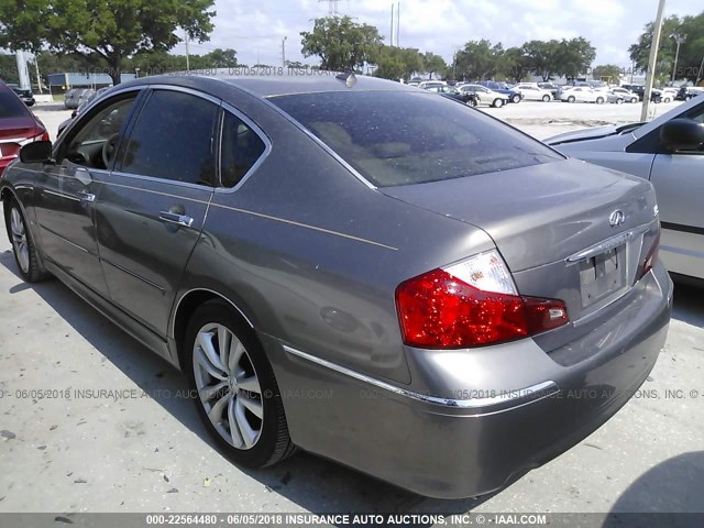 JNKAY01E28M603509 - 2008 INFINITI M35 SPORT GOLD photo 3