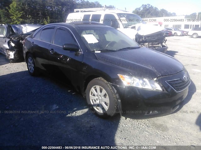 4T1BK46K27U044082 - 2007 TOYOTA CAMRY NEW GENERAT LE/XLE/SE BLACK photo 1