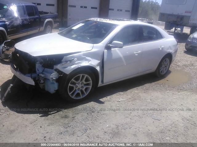 1G11C5SL5FF204422 - 2015 CHEVROLET MALIBU 1LT WHITE photo 2