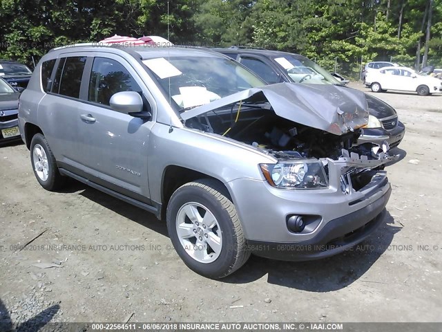 1C4NJCEA7GD769703 - 2016 JEEP COMPASS LATITUDE ვერცხლისფერი ფოტო 1