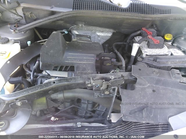 1C4NJCEA7GD769703 - 2016 JEEP COMPASS LATITUDE ვერცხლისფერი ფოტო 10