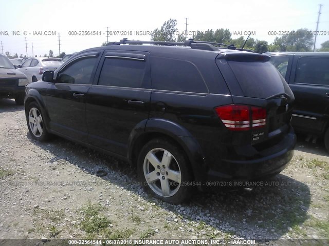 3D4GH57VX9T557796 - 2009 DODGE JOURNEY SXT BLACK photo 3