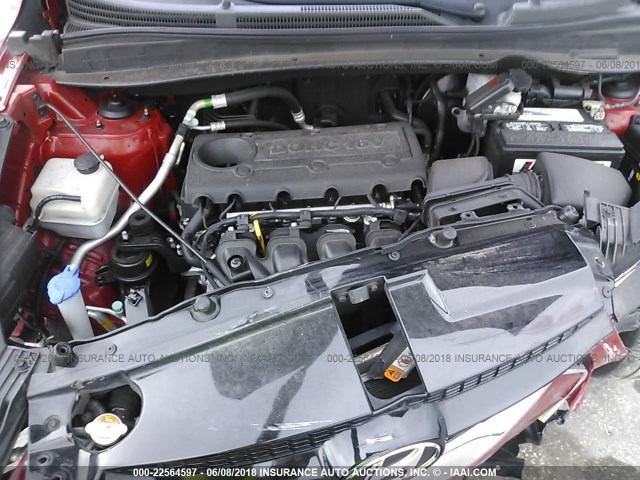 KM8JU3AC1DU709825 - 2013 HYUNDAI TUCSON GLS/LIMITED წითელი ფოტო 10