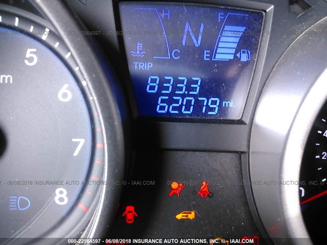 KM8JU3AC1DU709825 - 2013 HYUNDAI TUCSON GLS/LIMITED წითელი ფოტო 7