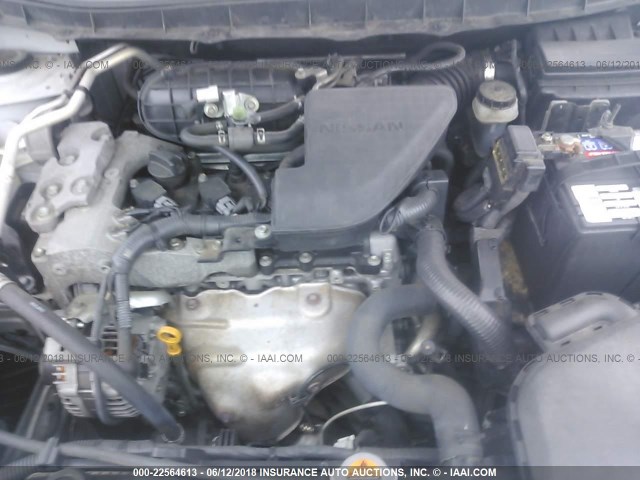 JN8AS58T18W020913 - 2008 NISSAN ROGUE S/SL SILVER photo 10