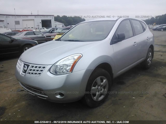 JN8AS58T18W020913 - 2008 NISSAN ROGUE S/SL SILVER photo 2