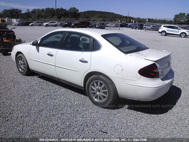 2G4WC532151293250 - 2005 BUICK LACROSSE CX WHITE photo 3