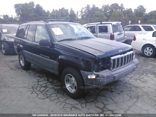 1J4GZ58S4TC333824 - 1996 JEEP GRAND CHEROKEE LAREDO BLACK photo 1