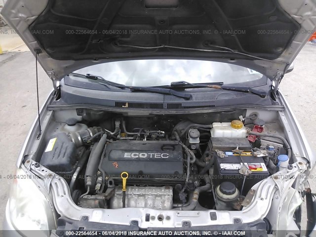 KL1TD56E29B620293 - 2009 CHEVROLET AVEO LS/LT 银色 照片 10