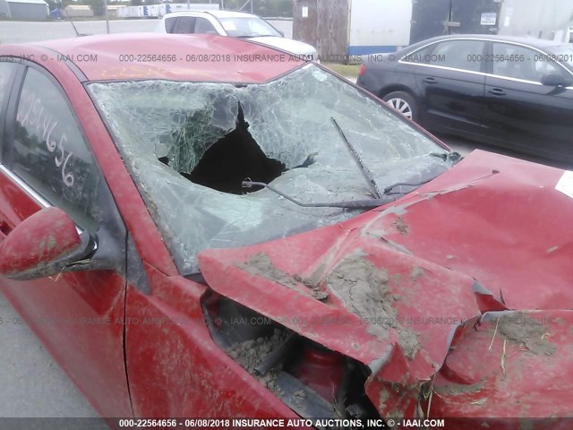 1G1PE5SB5G7105431 - 2016 CHEVROLET CRUZE LIMITED LT RED photo 6