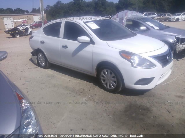 3N1CN7AP5HL827271 - 2017 NISSAN VERSA S/S PLUS/SV/SL WHITE photo 1