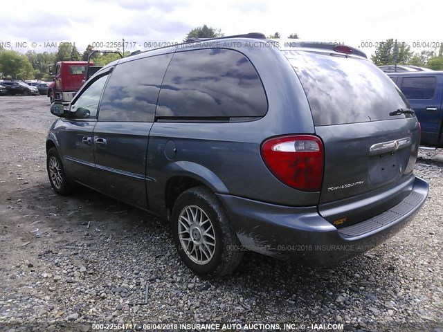 2C4GP44352R778096 - 2002 CHRYSLER TOWN & COUNTRY LX GRAY photo 3