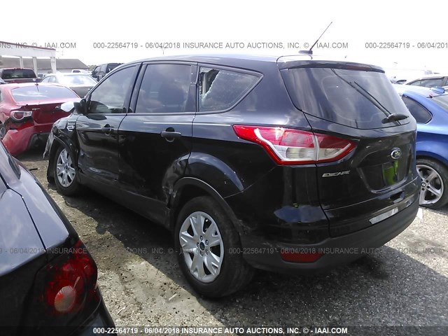 1FMCU0F71GUB31152 - 2016 FORD ESCAPE S BLACK photo 3