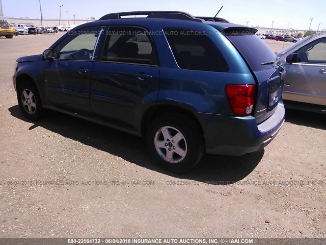 2CKDL63F776115166 - 2007 PONTIAC TORRENT TURQUOISE photo 3