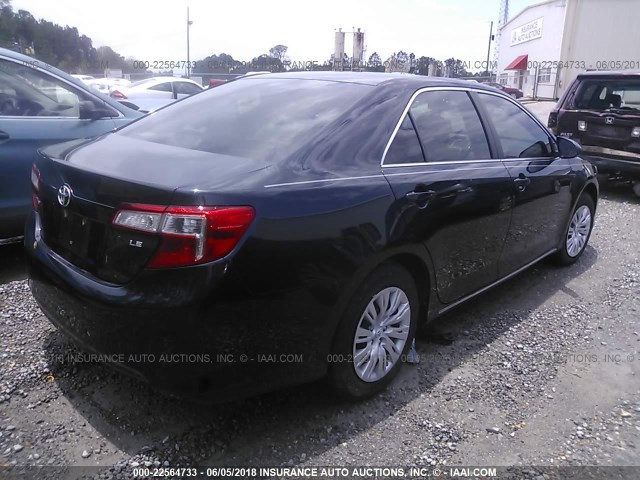 4T4BF1FK1ER337882 - 2014 TOYOTA CAMRY L/SE/LE/XLE 黑色 照片 4