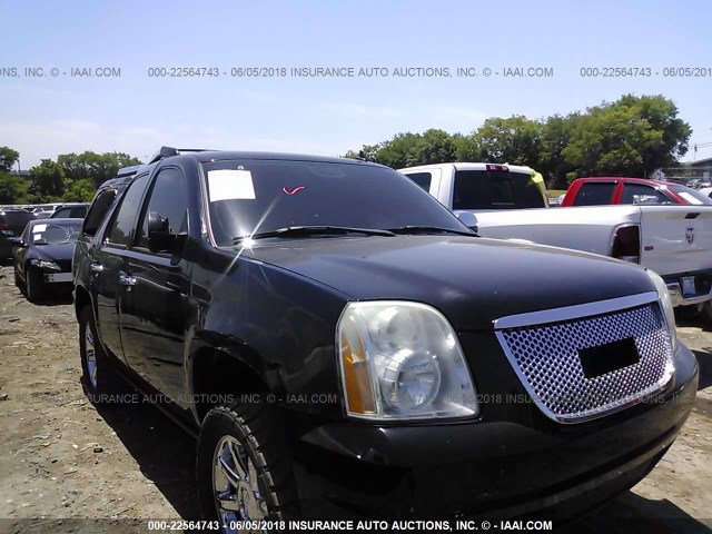 1GKFK63867J244754 - 2007 GMC YUKON DENALI BLACK photo 1