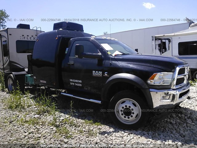 3C7WRNDL5EG192149 - 2014 RAM 5500 BLACK photo 1