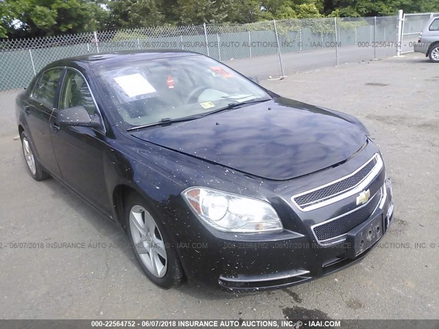 1G1ZG57B594142284 - 2009 CHEVROLET MALIBU LS BLACK photo 1