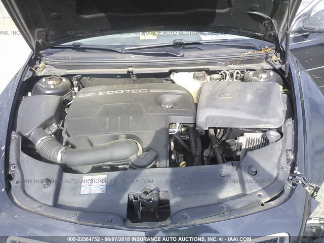 1G1ZG57B594142284 - 2009 CHEVROLET MALIBU LS BLACK photo 10