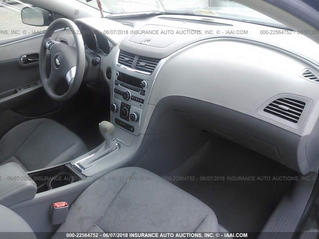 1G1ZG57B594142284 - 2009 CHEVROLET MALIBU LS BLACK photo 5