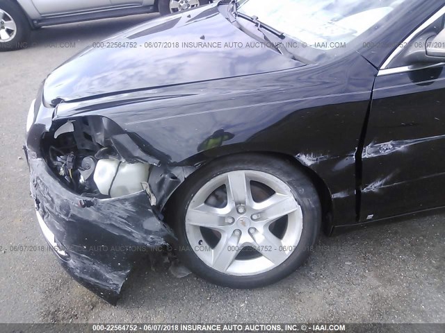 1G1ZG57B594142284 - 2009 CHEVROLET MALIBU LS BLACK photo 6