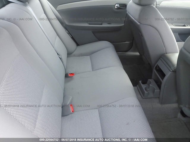 1G1ZG57B594142284 - 2009 CHEVROLET MALIBU LS BLACK photo 8