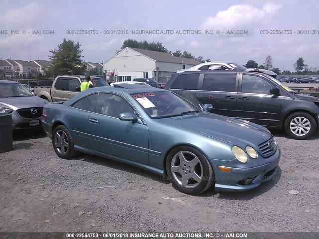 WDBPJ75J43A034817 - 2003 MERCEDES-BENZ CL 500 Light Blue photo 1