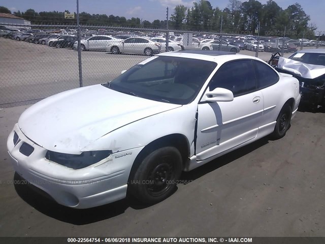 1G2WP12K5XF282643 - 1999 PONTIAC GRAND PRIX GT WHITE photo 2