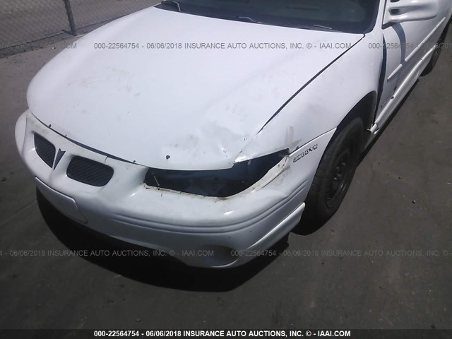 1G2WP12K5XF282643 - 1999 PONTIAC GRAND PRIX GT WHITE photo 6