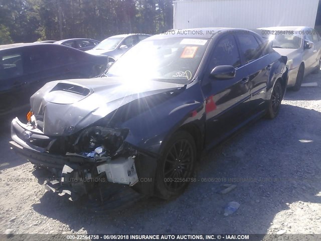 JF1GV7F66BG514892 - 2011 SUBARU IMPREZA WRX GRAY photo 2