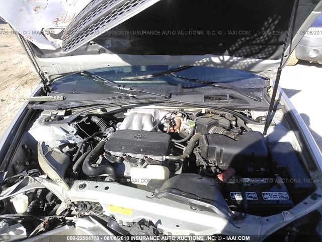 4T1BF32K02U522531 - 2002 TOYOTA CAMRY LE/XLE/SE ვერცხლისფერი ფოტო 10