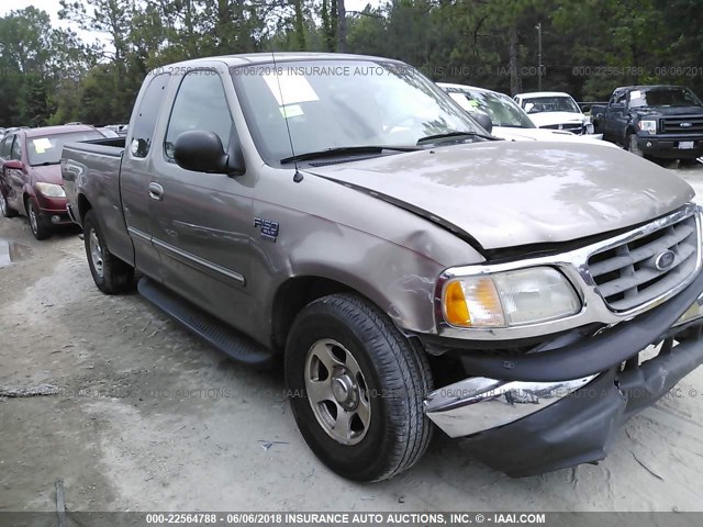 1FTRX17L83NA52881 - 2003 FORD F150 GOLD photo 1