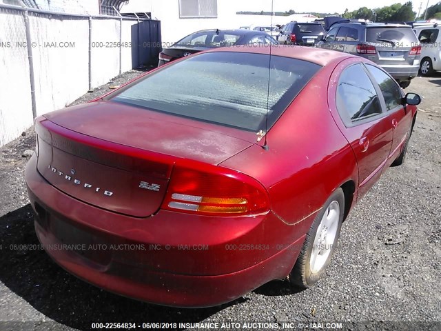 2B3HD76V7YH431544 - 2000 DODGE INTREPID R/T RED photo 4