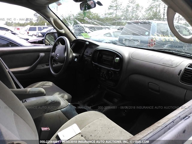 5TDBT44A23S141521 - 2003 TOYOTA SEQUOIA SR5 GRAY photo 5