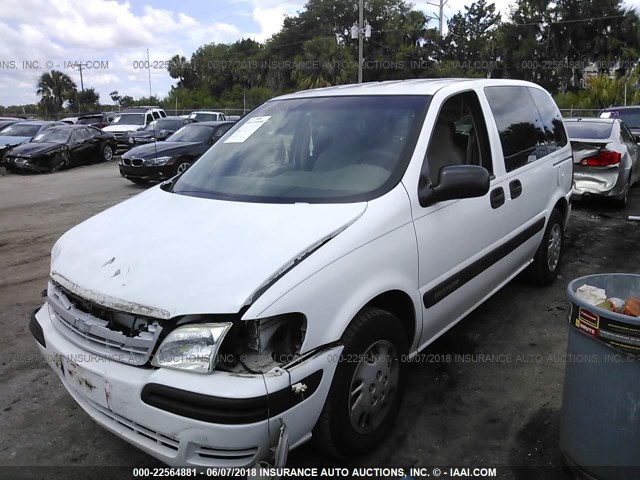 1GNDU23EX3D174266 - 2003 CHEVROLET VENTURE ECONOMY WHITE photo 2