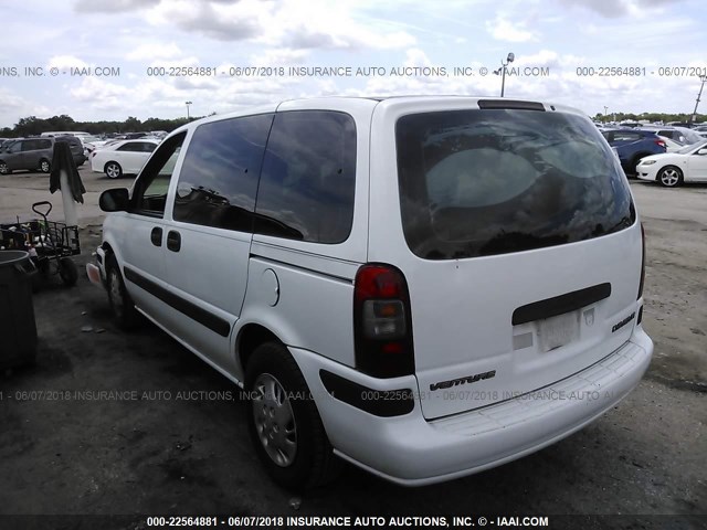 1GNDU23EX3D174266 - 2003 CHEVROLET VENTURE ECONOMY WHITE photo 3