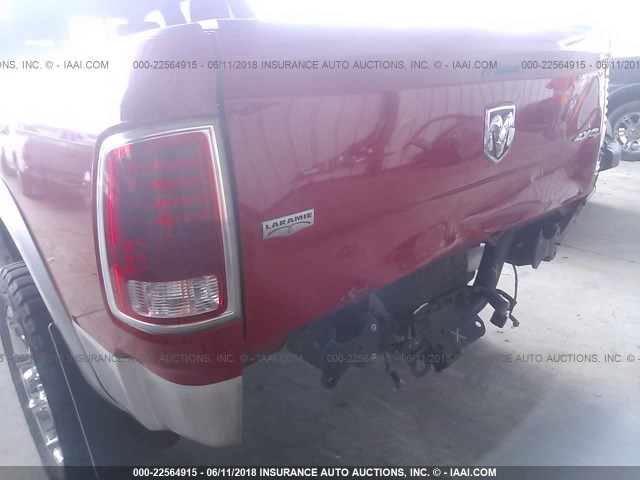 3C6UR5FL6GG108559 - 2016 RAM 2500 LARAMIE RED photo 6