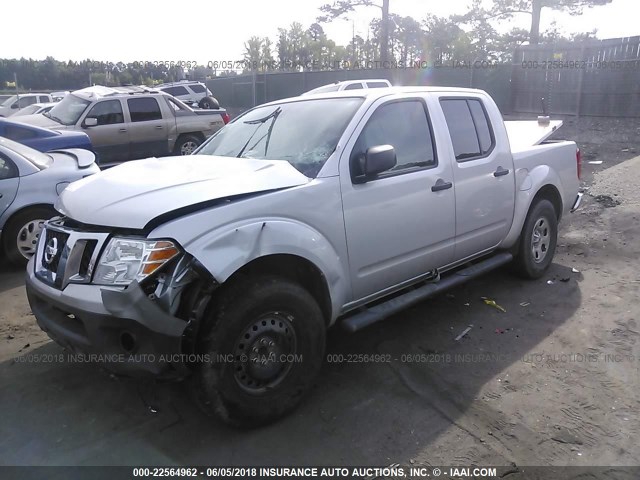 1N6AD0ER2GN747108 - 2016 NISSAN FRONTIER S/SV/SL/PRO-4X SILVER photo 2