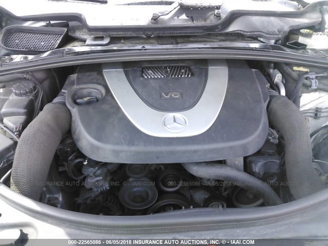 4JGCB65E67A049556 - 2007 MERCEDES-BENZ R 350 SILVER photo 10