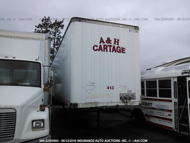 1S12E9486YE468421 - 2000 STRICK TRAILERS DRY VAN  WHITE photo 1