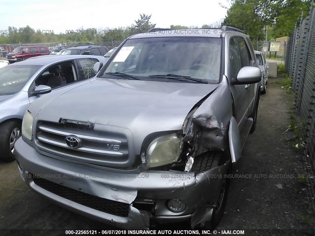 5TDBT48A04S216373 - 2004 TOYOTA SEQUOIA LIMITED SILVER photo 2