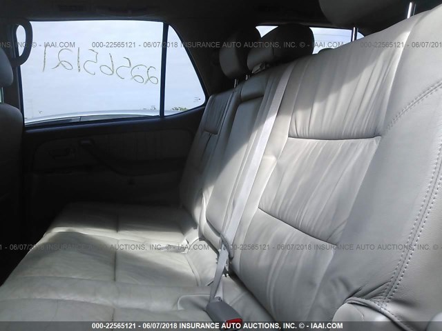 5TDBT48A04S216373 - 2004 TOYOTA SEQUOIA LIMITED SILVER photo 8