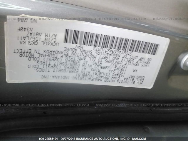 5TDBT48A04S216373 - 2004 TOYOTA SEQUOIA LIMITED SILVER photo 9