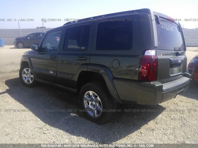 1J8HH48K67C691674 - 2007 JEEP COMMANDER მწვანე ფოტო 3
