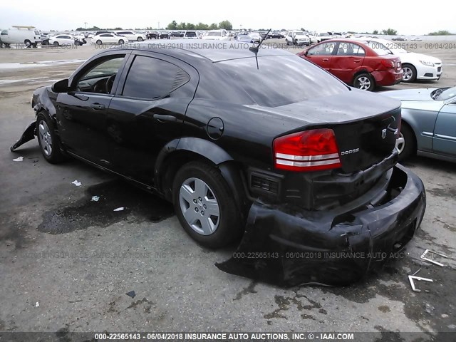 1B3CC4FBXAN150871 - 2010 DODGE AVENGER SXT BLACK photo 3