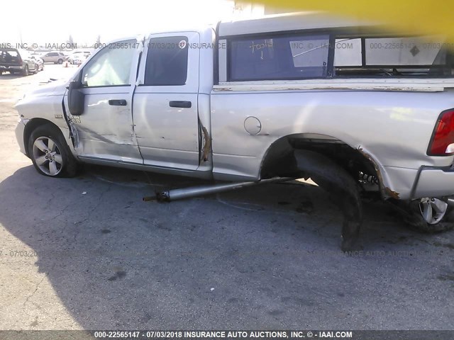 1C6RR6FT4FS675985 - 2015 RAM 1500 ST SILVER photo 6